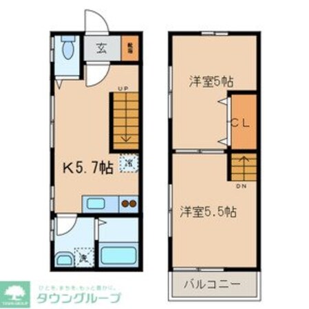 ジュネスIIの物件間取画像